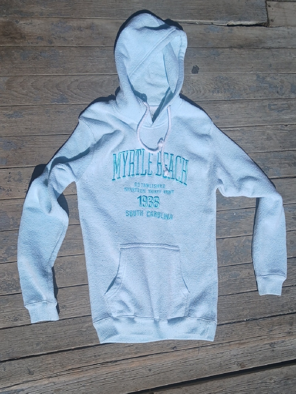 GUC Myrtle Beach green Blue hoodie Ladies size medium